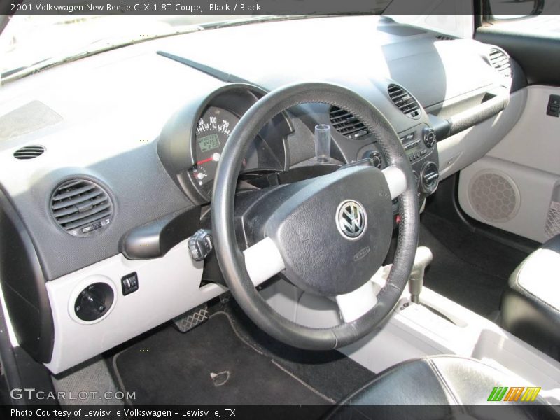 Black / Black 2001 Volkswagen New Beetle GLX 1.8T Coupe