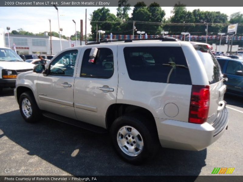 Silver Birch Metallic / Ebony 2009 Chevrolet Tahoe LT 4x4