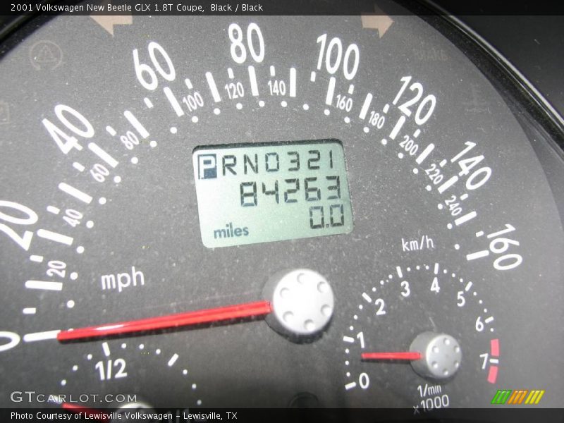 Black / Black 2001 Volkswagen New Beetle GLX 1.8T Coupe