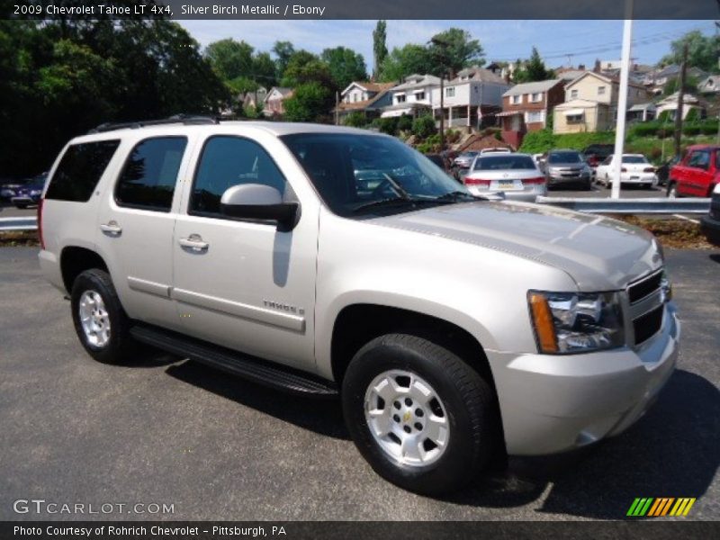 Silver Birch Metallic / Ebony 2009 Chevrolet Tahoe LT 4x4
