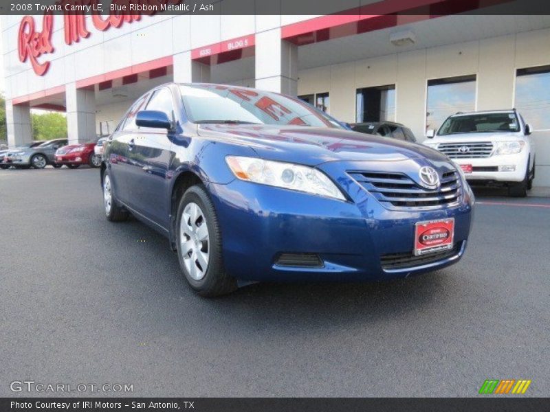 Blue Ribbon Metallic / Ash 2008 Toyota Camry LE