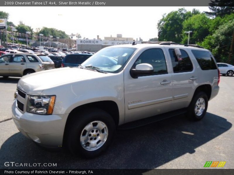 Silver Birch Metallic / Ebony 2009 Chevrolet Tahoe LT 4x4
