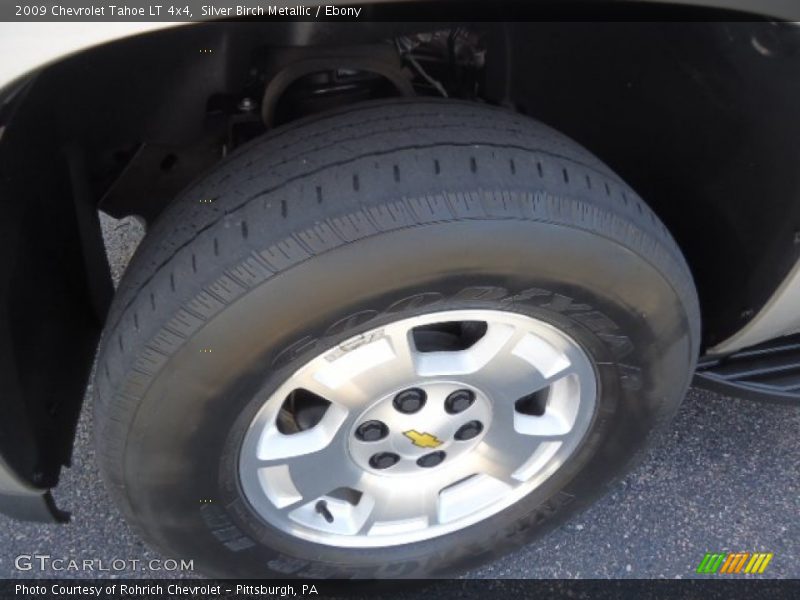 Silver Birch Metallic / Ebony 2009 Chevrolet Tahoe LT 4x4