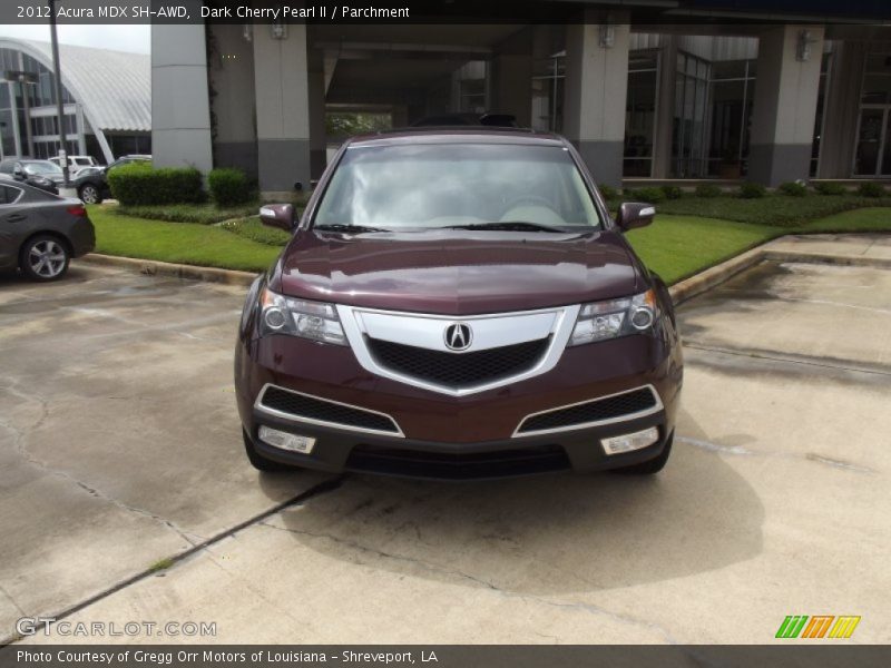 Dark Cherry Pearl II / Parchment 2012 Acura MDX SH-AWD