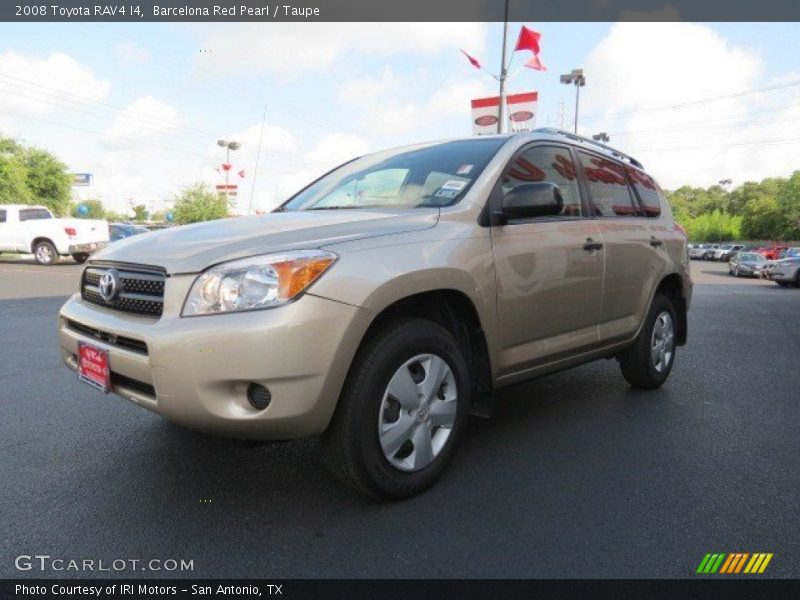 Barcelona Red Pearl / Taupe 2008 Toyota RAV4 I4