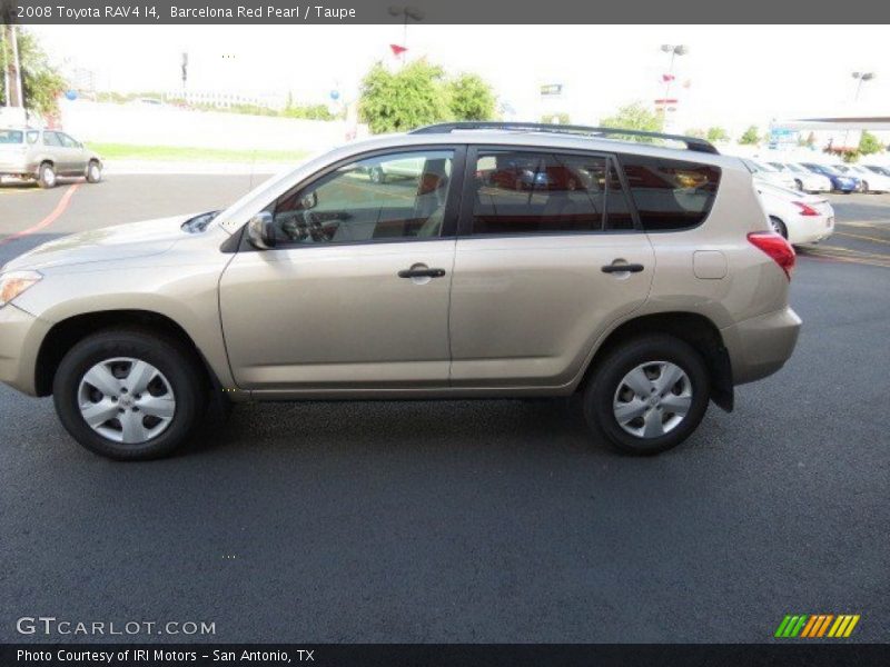 Barcelona Red Pearl / Taupe 2008 Toyota RAV4 I4