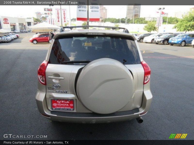 Barcelona Red Pearl / Taupe 2008 Toyota RAV4 I4