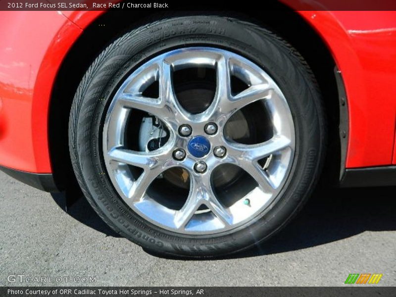 Race Red / Charcoal Black 2012 Ford Focus SEL Sedan