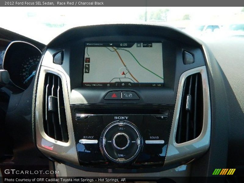 Race Red / Charcoal Black 2012 Ford Focus SEL Sedan