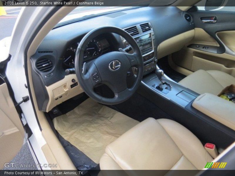 Starfire White Pearl / Cashmere Beige 2008 Lexus IS 250
