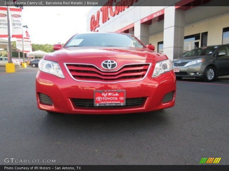 Barcelona Red Metallic / Bisque 2010 Toyota Camry LE