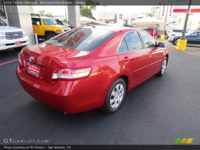 Barcelona Red Metallic / Bisque 2010 Toyota Camry LE