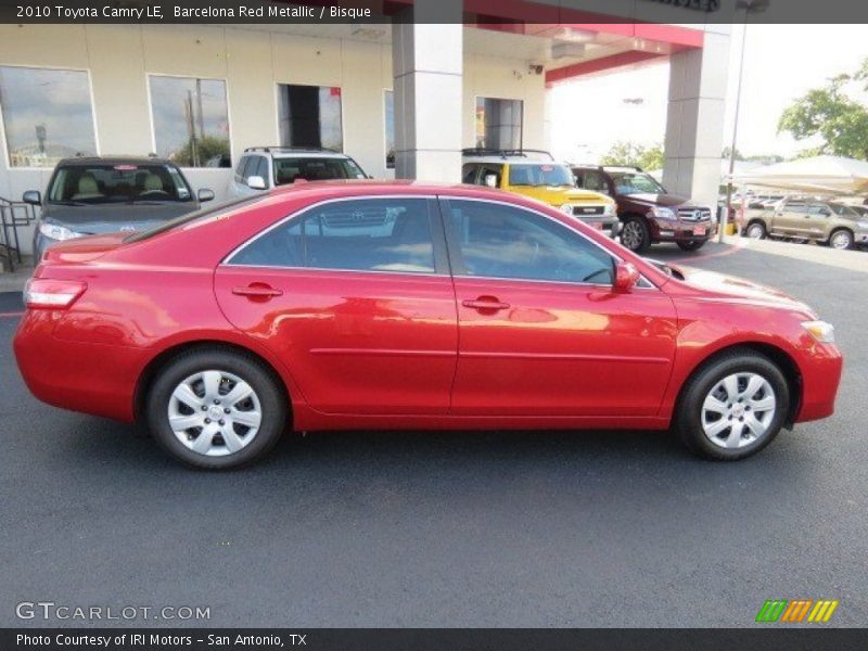 Barcelona Red Metallic / Bisque 2010 Toyota Camry LE