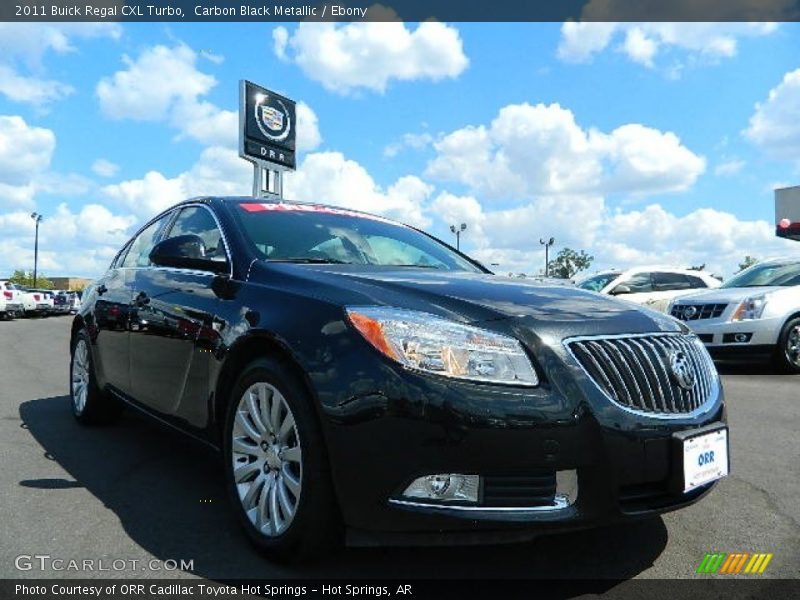 Carbon Black Metallic / Ebony 2011 Buick Regal CXL Turbo