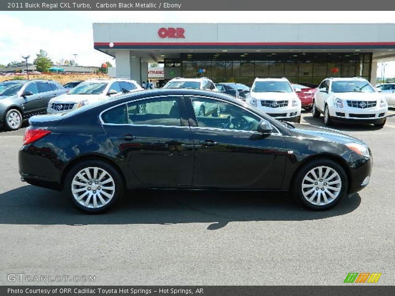 Carbon Black Metallic / Ebony 2011 Buick Regal CXL Turbo