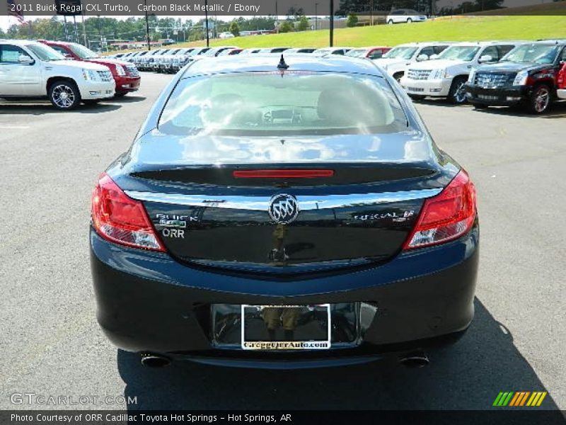 Carbon Black Metallic / Ebony 2011 Buick Regal CXL Turbo
