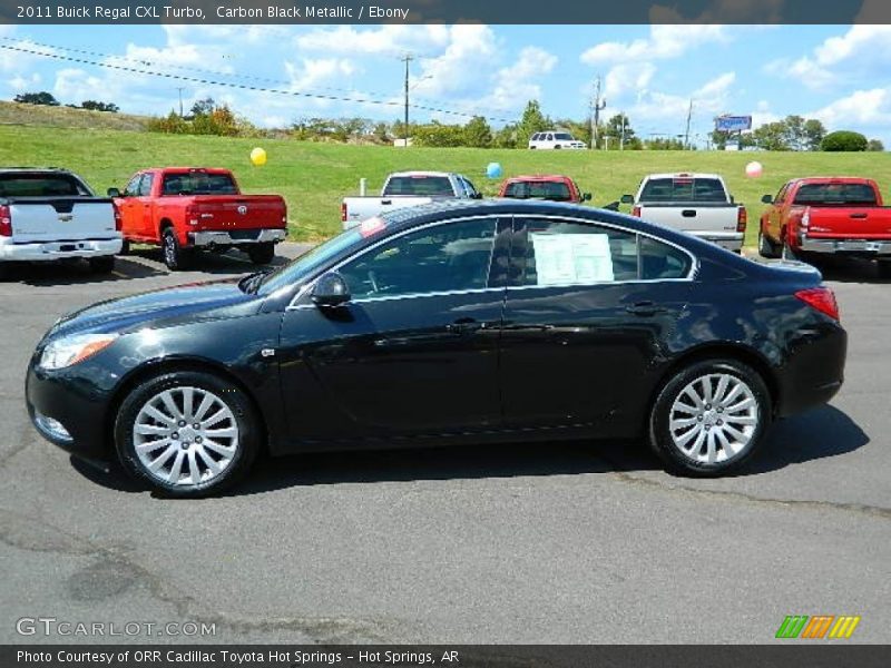 Carbon Black Metallic / Ebony 2011 Buick Regal CXL Turbo