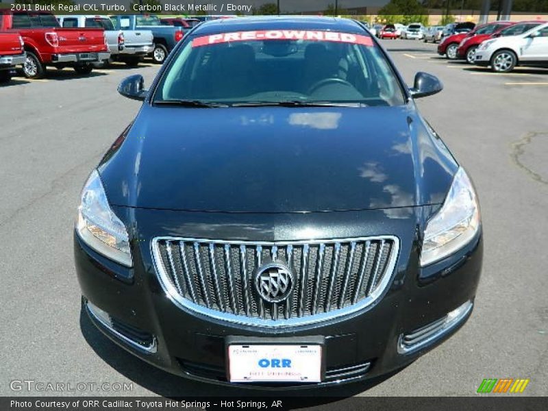 Carbon Black Metallic / Ebony 2011 Buick Regal CXL Turbo