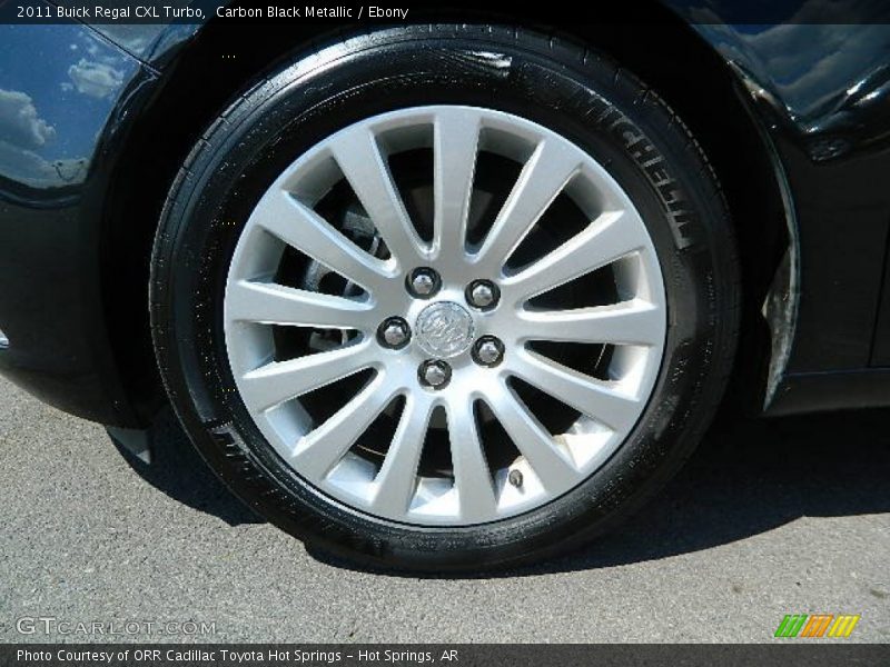Carbon Black Metallic / Ebony 2011 Buick Regal CXL Turbo