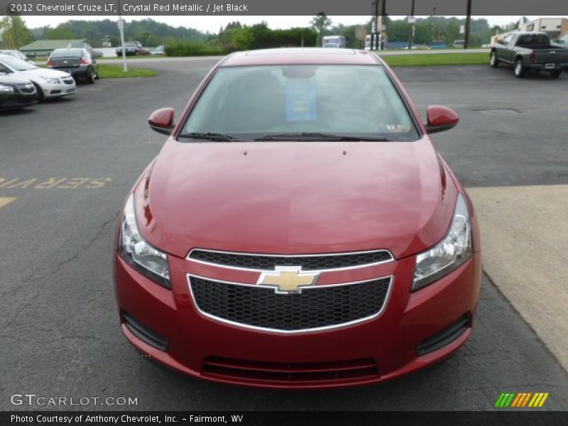 Crystal Red Metallic / Jet Black 2012 Chevrolet Cruze LT