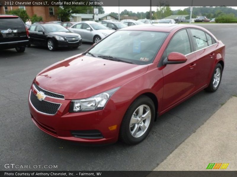 Crystal Red Metallic / Jet Black 2012 Chevrolet Cruze LT