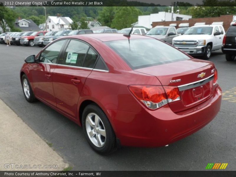 Crystal Red Metallic / Jet Black 2012 Chevrolet Cruze LT