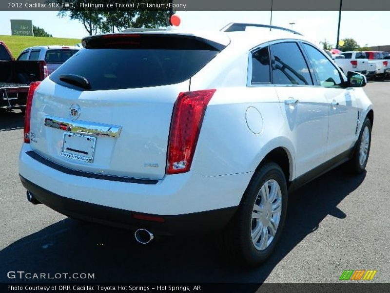 Platinum Ice Tricoat / Titanium/Ebony 2012 Cadillac SRX FWD