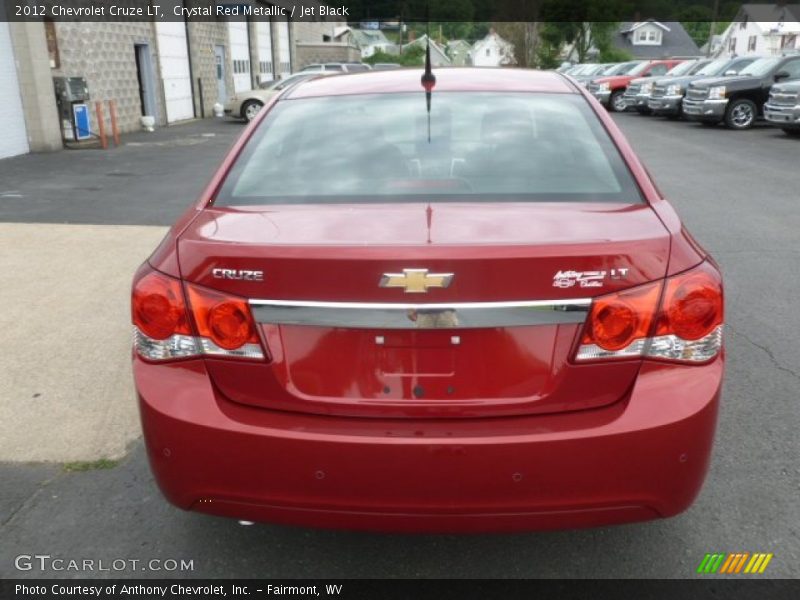 Crystal Red Metallic / Jet Black 2012 Chevrolet Cruze LT
