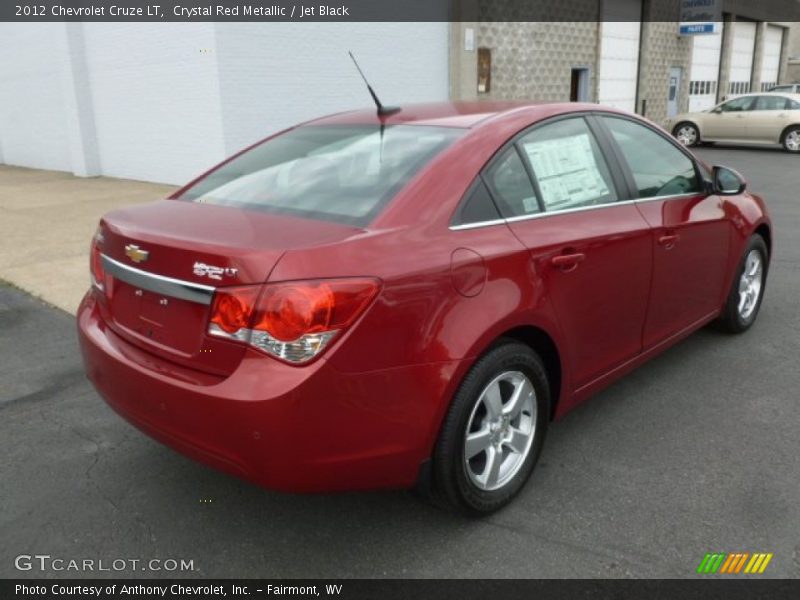 Crystal Red Metallic / Jet Black 2012 Chevrolet Cruze LT