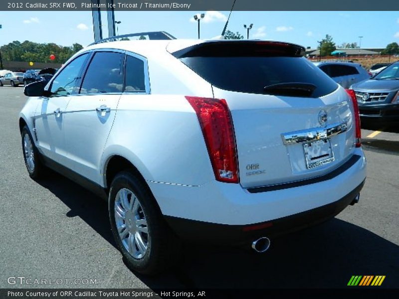 Platinum Ice Tricoat / Titanium/Ebony 2012 Cadillac SRX FWD