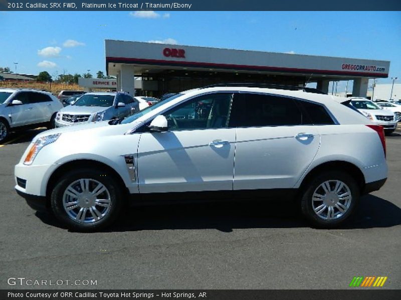 Platinum Ice Tricoat / Titanium/Ebony 2012 Cadillac SRX FWD