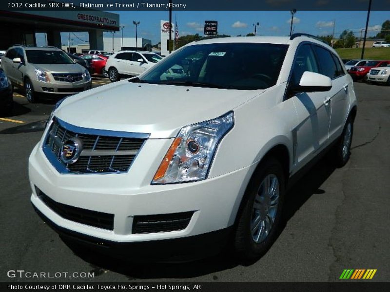 Platinum Ice Tricoat / Titanium/Ebony 2012 Cadillac SRX FWD