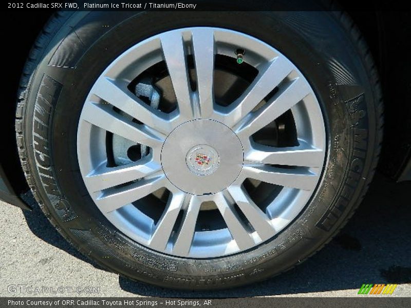 Platinum Ice Tricoat / Titanium/Ebony 2012 Cadillac SRX FWD