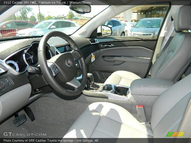 Platinum Ice Tricoat / Titanium/Ebony 2012 Cadillac SRX FWD