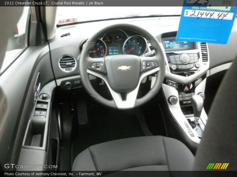 Crystal Red Metallic / Jet Black 2012 Chevrolet Cruze LT