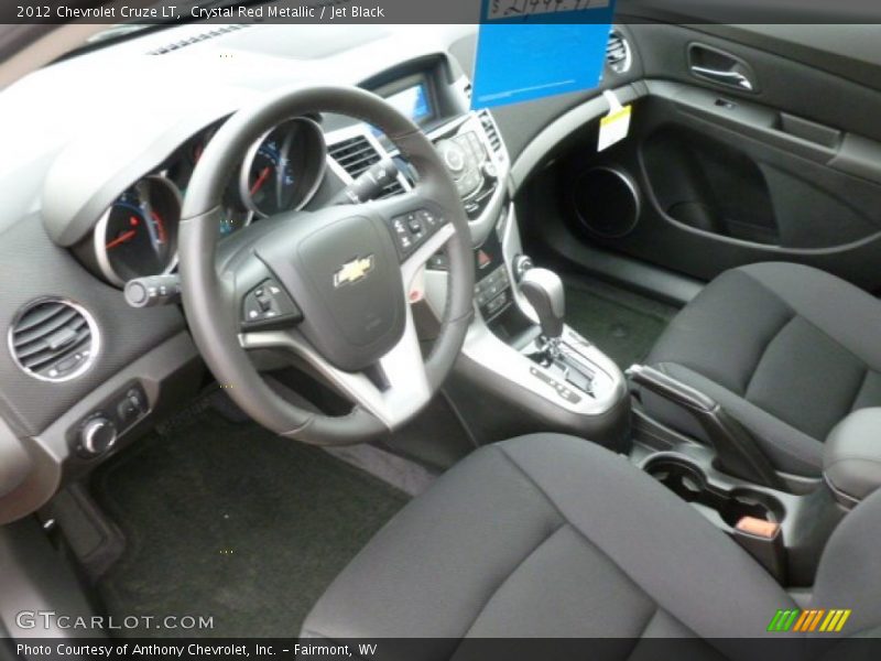 Crystal Red Metallic / Jet Black 2012 Chevrolet Cruze LT