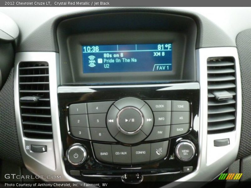 Crystal Red Metallic / Jet Black 2012 Chevrolet Cruze LT