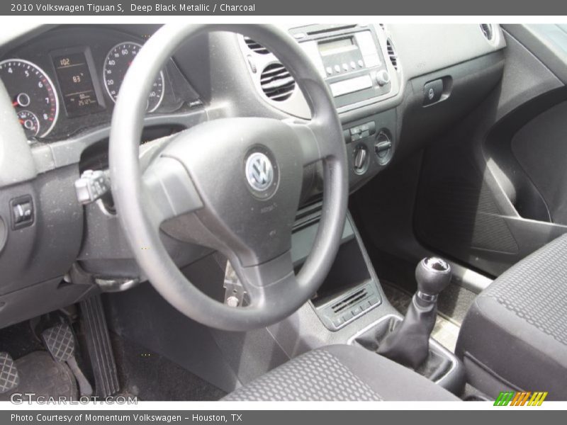 Deep Black Metallic / Charcoal 2010 Volkswagen Tiguan S