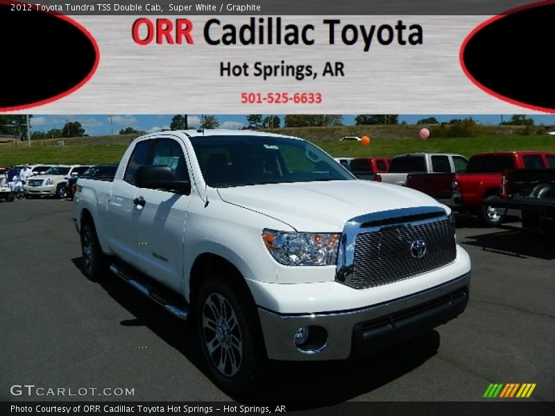 Super White / Graphite 2012 Toyota Tundra TSS Double Cab
