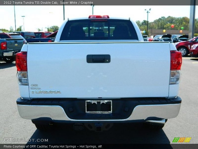 Super White / Graphite 2012 Toyota Tundra TSS Double Cab