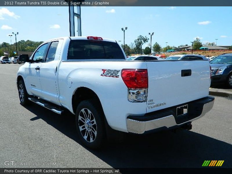 Super White / Graphite 2012 Toyota Tundra TSS Double Cab