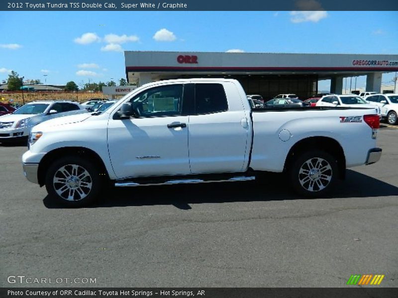 Super White / Graphite 2012 Toyota Tundra TSS Double Cab