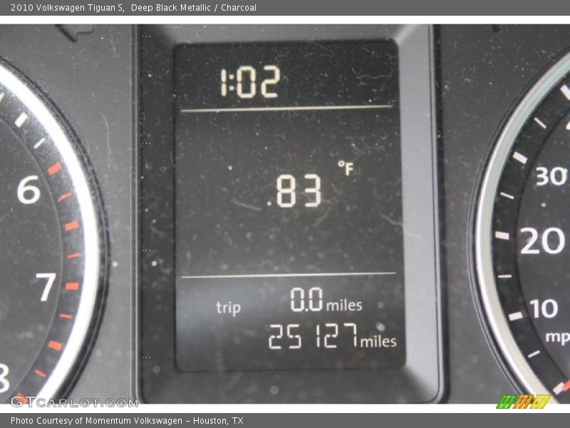 Deep Black Metallic / Charcoal 2010 Volkswagen Tiguan S