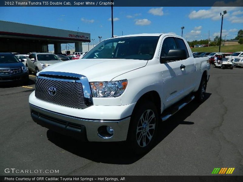 Super White / Graphite 2012 Toyota Tundra TSS Double Cab
