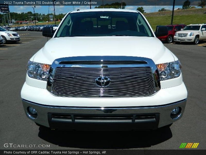 Super White / Graphite 2012 Toyota Tundra TSS Double Cab