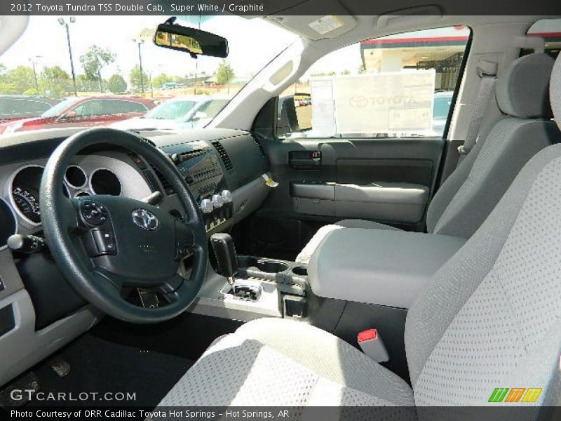 Super White / Graphite 2012 Toyota Tundra TSS Double Cab