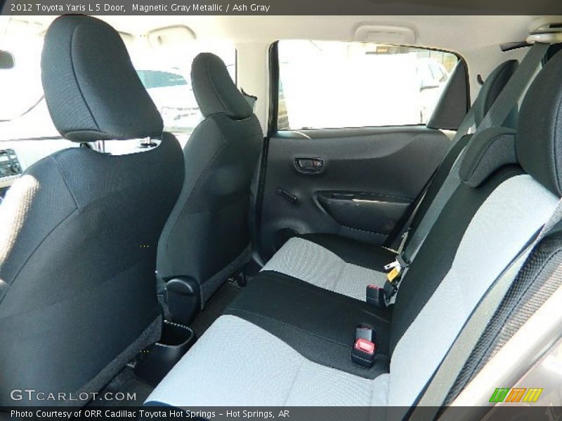Magnetic Gray Metallic / Ash Gray 2012 Toyota Yaris L 5 Door