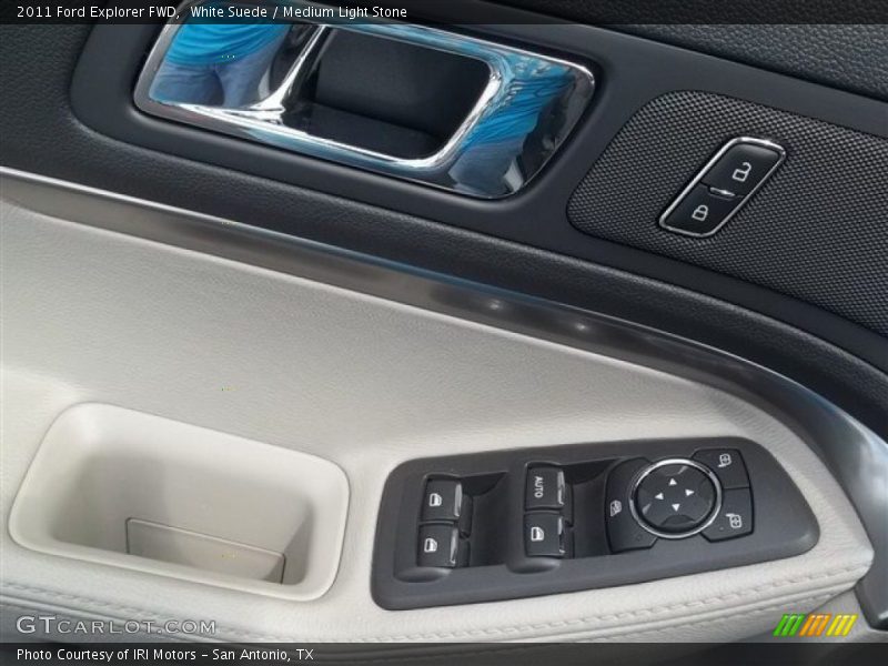 White Suede / Medium Light Stone 2011 Ford Explorer FWD