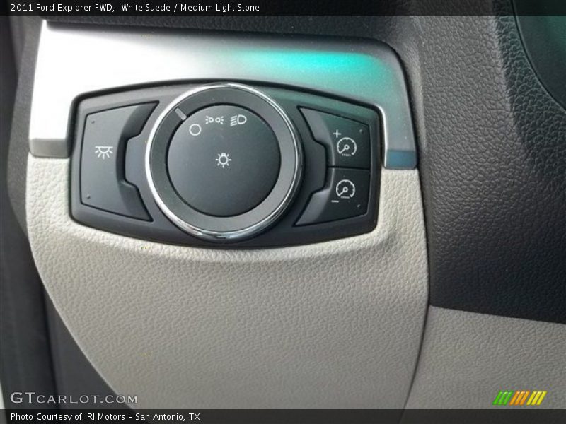 White Suede / Medium Light Stone 2011 Ford Explorer FWD