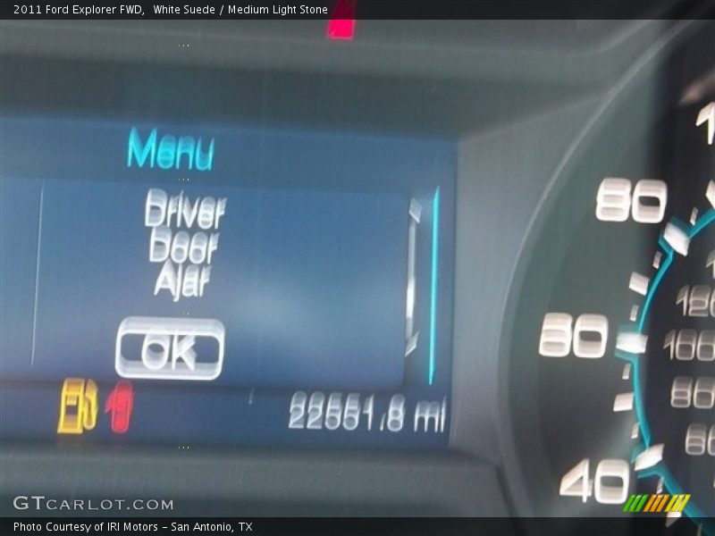 White Suede / Medium Light Stone 2011 Ford Explorer FWD